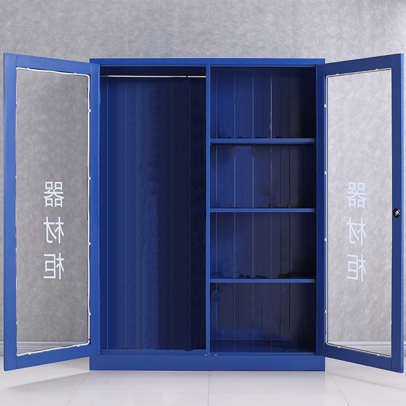 洛港 安全器材柜装备柜盾牌钢叉头盔器械柜器械箱子保安室存放收纳应急装备柜子