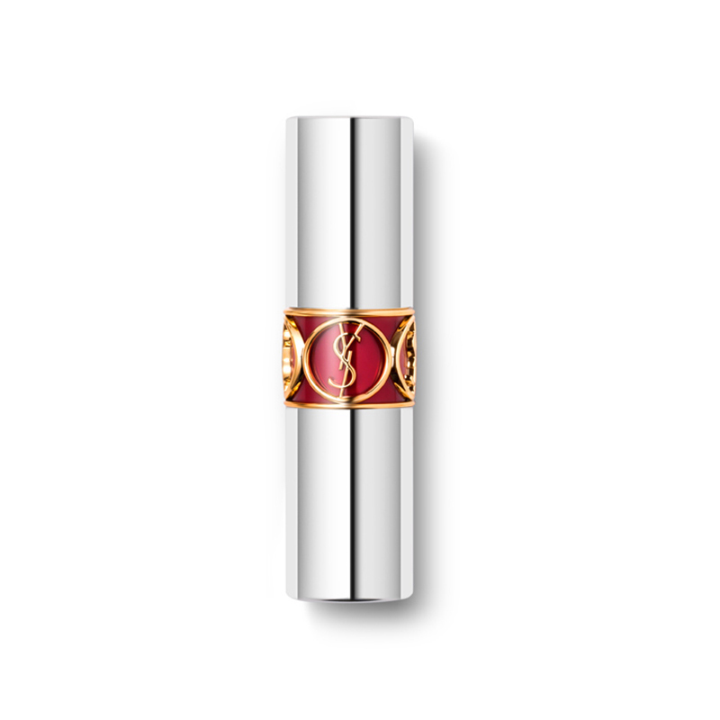 圣罗兰(YSL)莹亮纯魅美唇膏 3.5g 04#DESIRE ME PINK桃红欲望 银管双色夹心口红