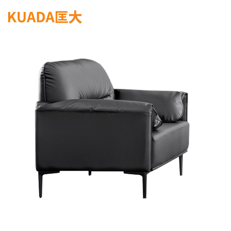 匡大 办公沙发 皮艺沙发 办公室接待沙发 西皮 单人位 KDT667高清大图