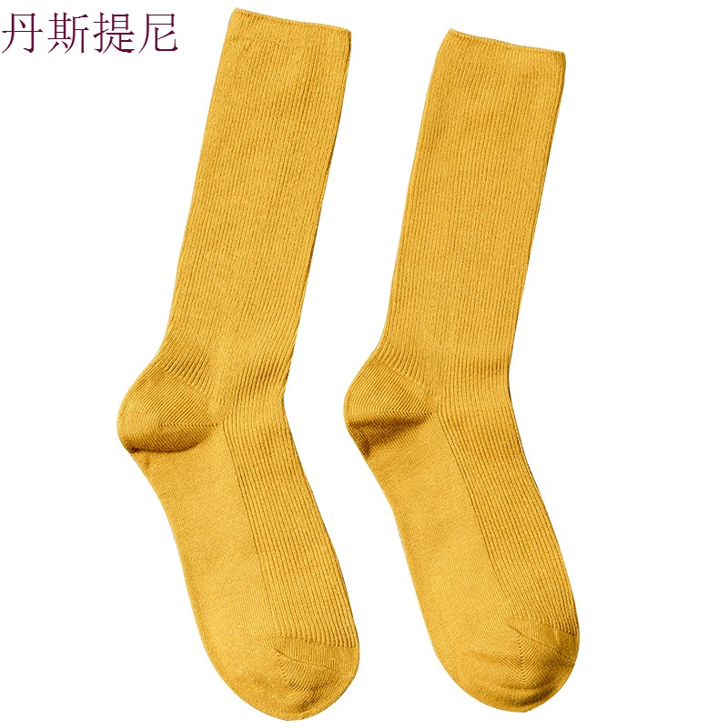 紫黑白色堆堆袜女薄款长中筒袜子春秋夏季韩版日系韩国百搭学院风