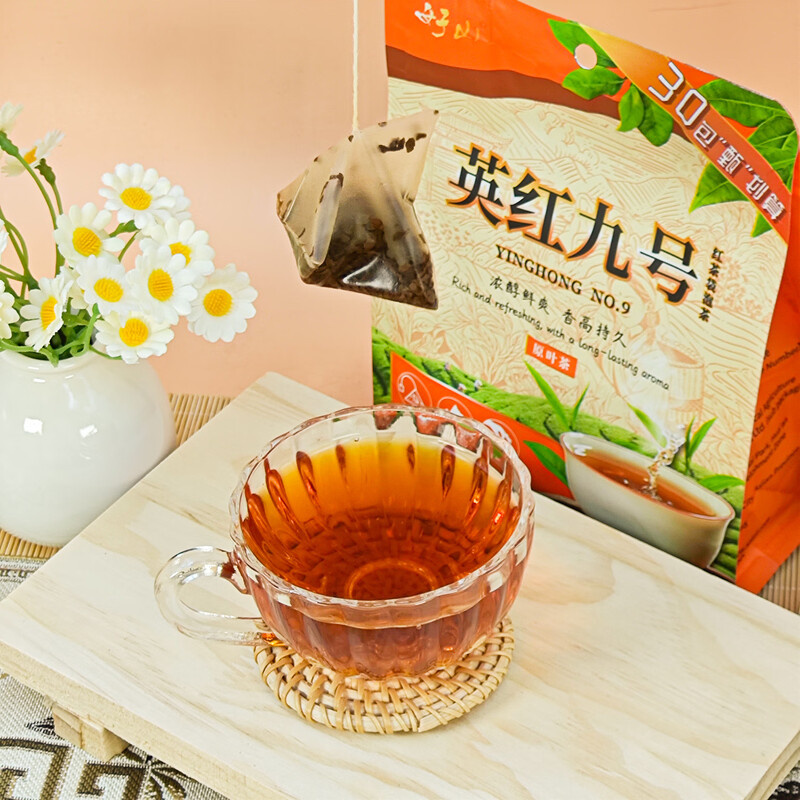 知福英红九号红茶袋泡茶独立三角包好山英红九号红茶高清大图