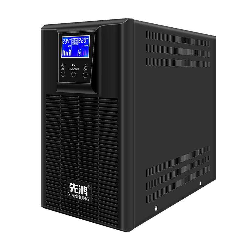 先鸿UPS电源7KVA/6300W续航机房服务器供电8小时断电备用8HSmin延时高清大图