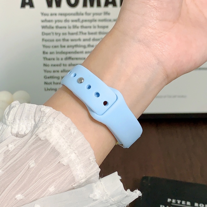 适用于小米手环10表带8/9陶瓷版反扣7硅胶6/5/4/3替换腕带通用NFC版配件男女生硅胶保护套膜夏天3264高清大图