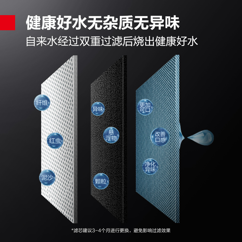 德玛仕(DEMASHI) 学校用开水器 学校烧水机 大型不锈钢 一开三温工程定制款 SRZ-60/SRZ-4L(全黑)
