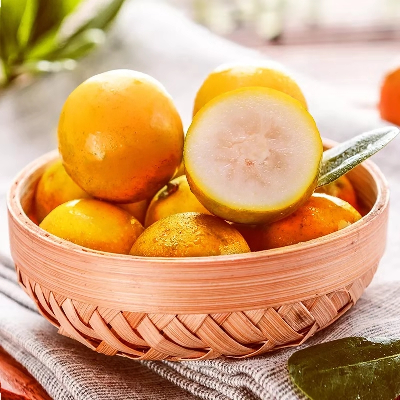 广西冰糖香妃柚脆皮迷你青柚滑皮金桔15kg