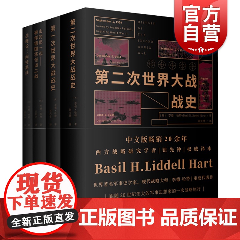 李德哈特作品 第一次第二次世界大战战史山的那一边被俘德国将侯领谈二战战略论间接路线大西庇阿上海人民出版社历史文化经典译丛高清大图