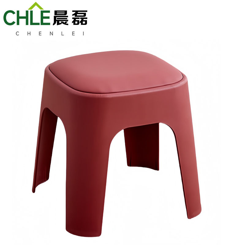 晨磊 软包塑料凳 红色 个高清大图