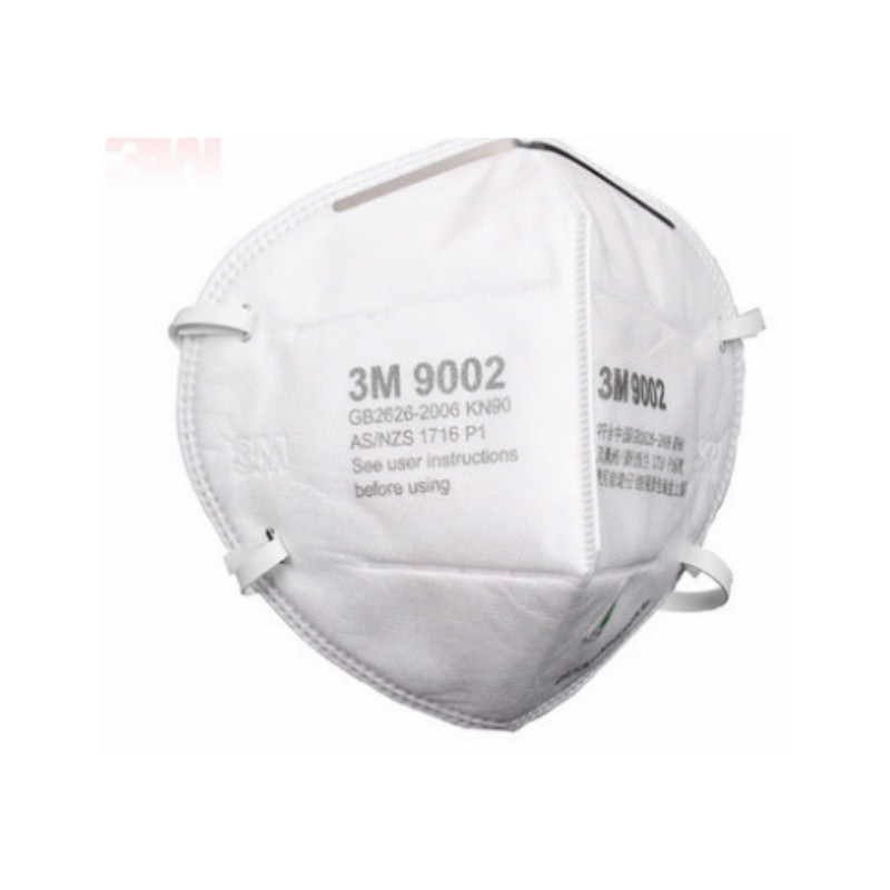 3M 9002A 折叠式颗粒物防护口罩(头带式)