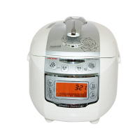 福库(CUCKOO) 韩国电饭煲CCRP-KV1053FS 智能语音提示5L 可煲汤高压电饭锅 银色 麦饭石型内胆