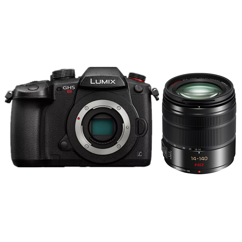 松下(Panasonic) DC-GH5S 机身+H-FS14140二代镜头 4K 防尘防溅防冻 双SD卡 微单相机