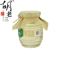 胡老三 洋槐蜂蜜 450g/瓶 玻璃瓶装 液态蜂蜜 精选产区