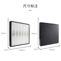 艾德加适配 KJ560A12空气净化器过滤网滤芯 KJ560A12过滤网IF002