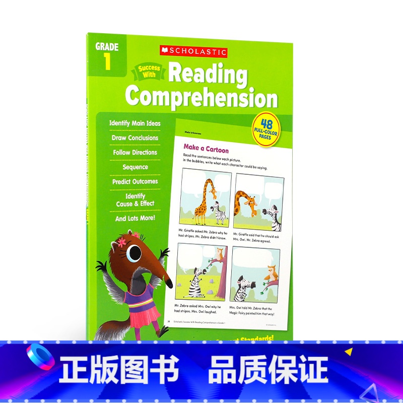 【正版】英文原版 Scholastic Success with Reading Comprehension (Grad
