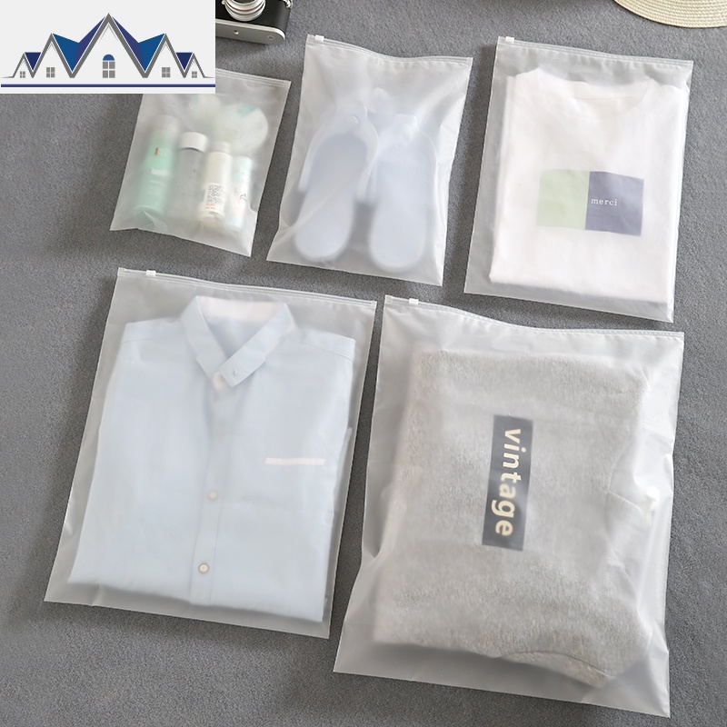 旅行收纳袋衣服衣物内衣整理包密封袋行李箱分装袋透明防水便携袋 三维工匠收纳包高清大图