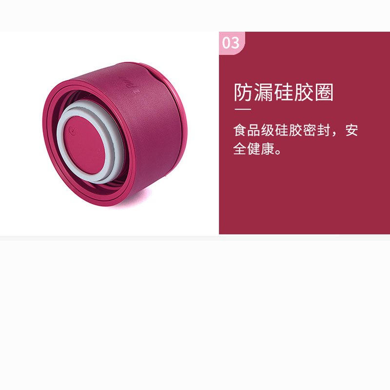德国爱慕沙(emsa)保温杯男女大容量男士高档提环316L不锈钢水杯子创意高档简约个性 纤巧提环480ml(滞销处理)