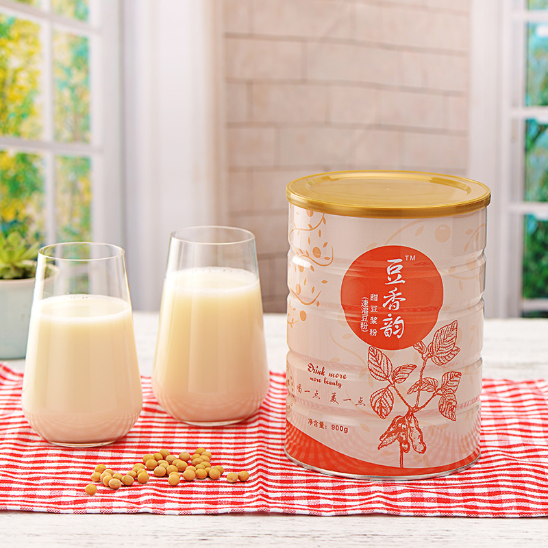 豆香韵创意版甜豆浆粉900g罐装豆浆粉 营养豆浆早餐 健康每一天
