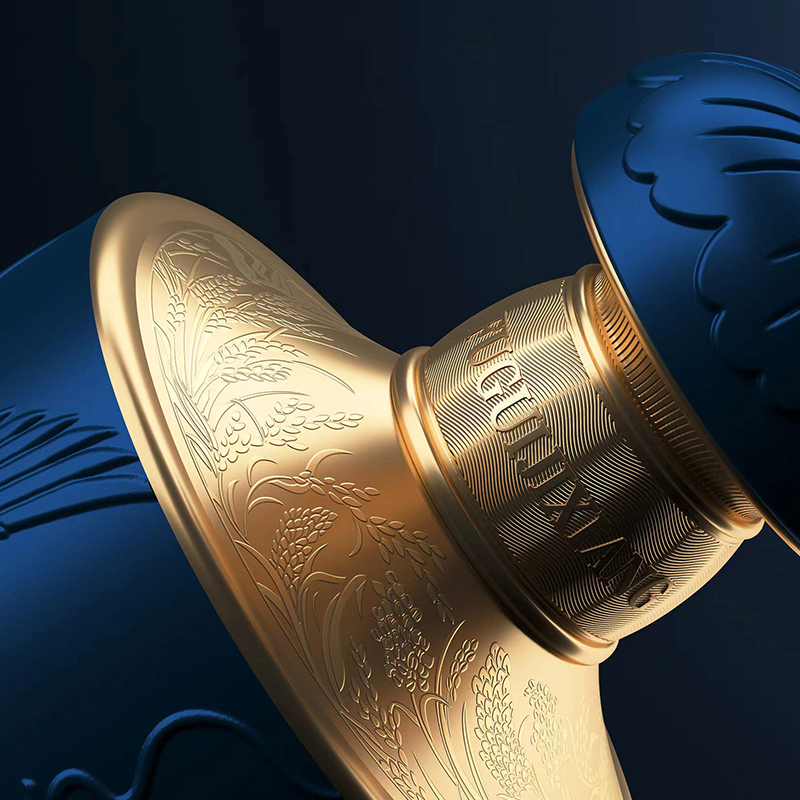 五粮液股份富贵吉祥蓝装52度500ml*6瓶纯粮食浓香型白酒送礼佳品高清大图