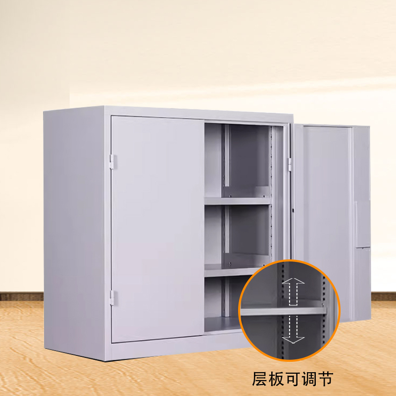 豪利特重型工具柜加厚物件工具储物柜工厂铁皮柜汽修厂零件收纳柜单节 两层隔板