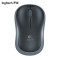 [自营官方旗舰店]罗技M186 鼠标 无线鼠标 办公鼠标 对称鼠标 带无线2.4G接收器 黑色灰边