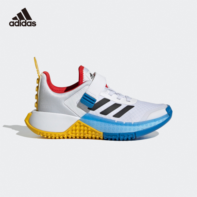 Adidas阿迪达斯 童鞋 2021春季新款 乐高联名系列小童跑步运动鞋