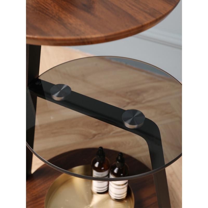 森美人家居简约现代小茶几创意轻奢客厅沙发小圆桌边几卧室角几