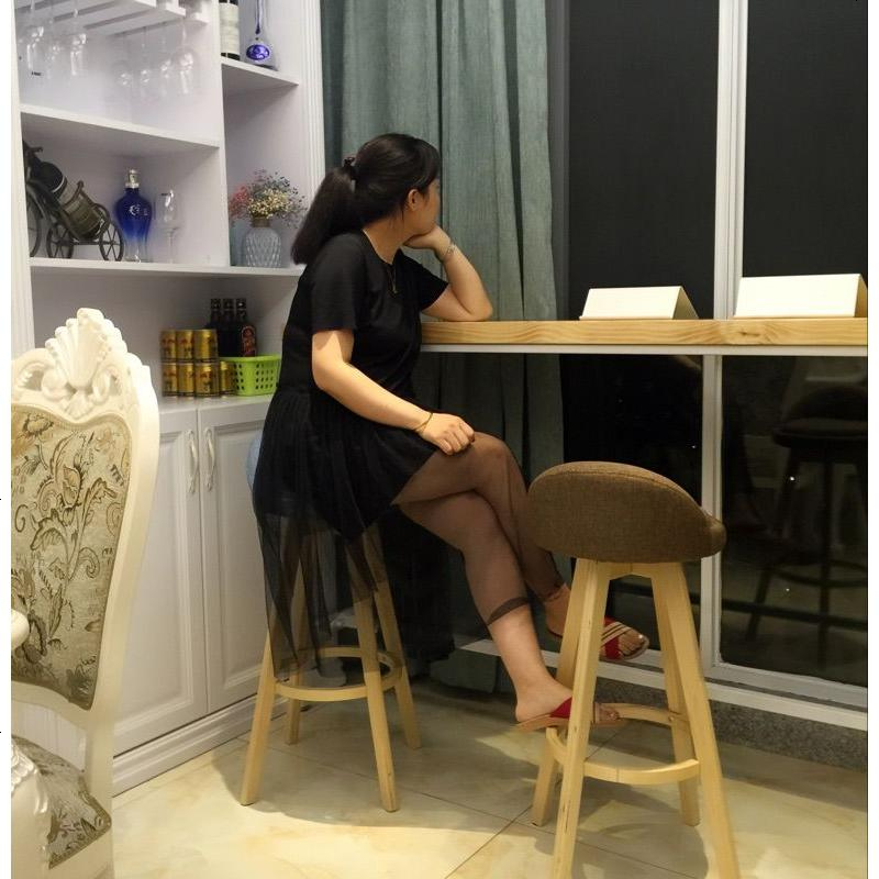 吧台桌家用客厅靠墙简约现代长条咖啡桌高脚桌北欧创意实木小吧台