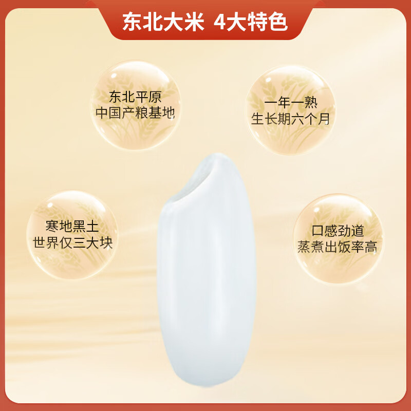 邻家饭香 凤凰来仪款东北大米 5kg/袋 真空双层包装/YF119