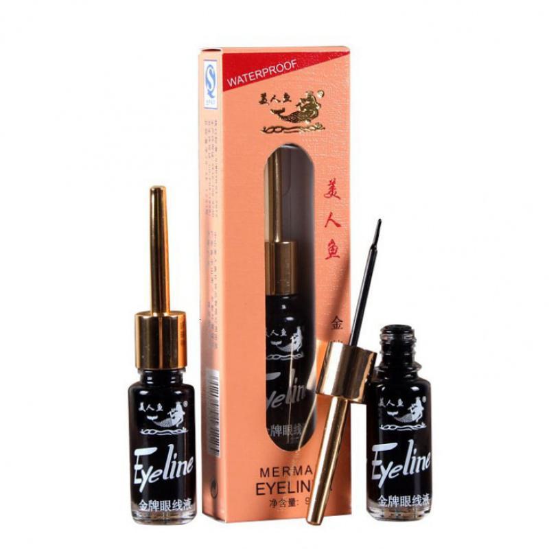 [新品]国货彩妆精装眼线液瓶装防水不晕染硬头软头软毛推荐