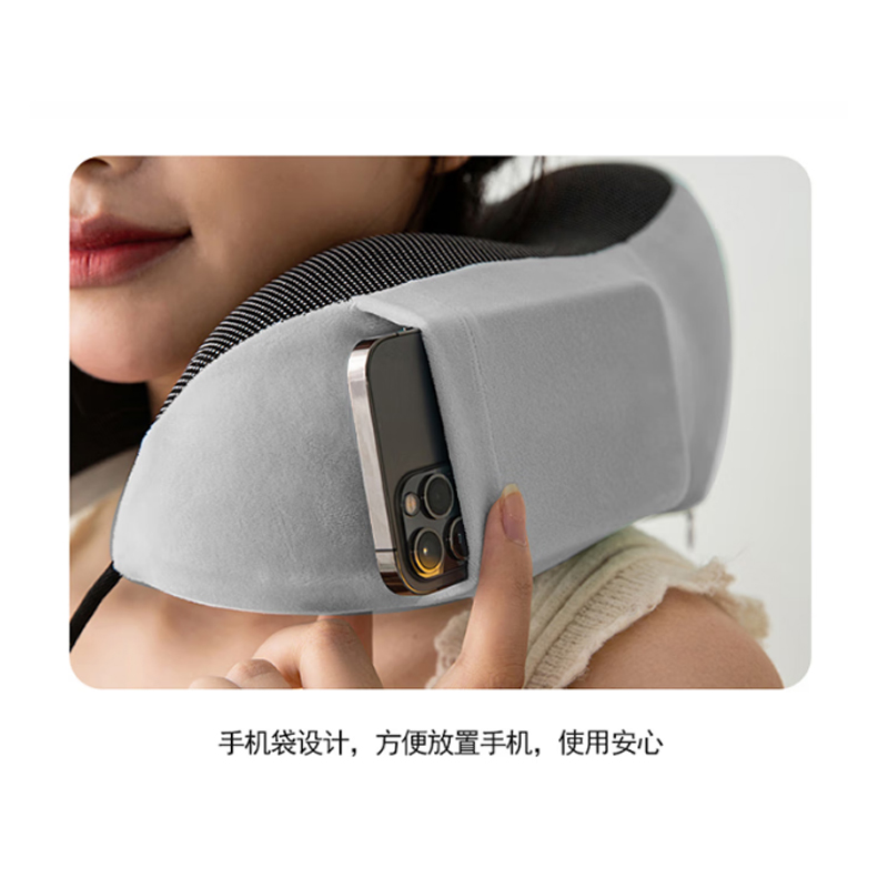 艺色 舒眠护颈记忆枕29*25*13cm 浅灰色 ES-M041高清大图