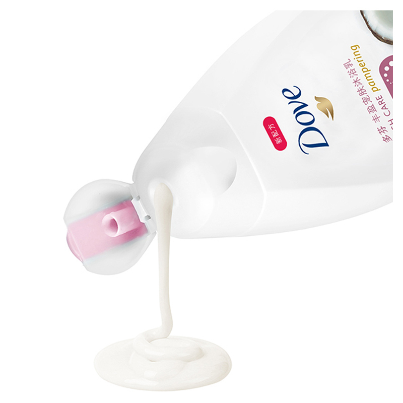 多芬(Dove)沐浴露 丰盈宠肤沐浴乳 椰乳和蔓茉莉400g【联合利华】