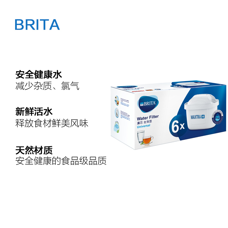 [德国原产]BRITA碧然德MAXTRA+标准滤芯6只/盒