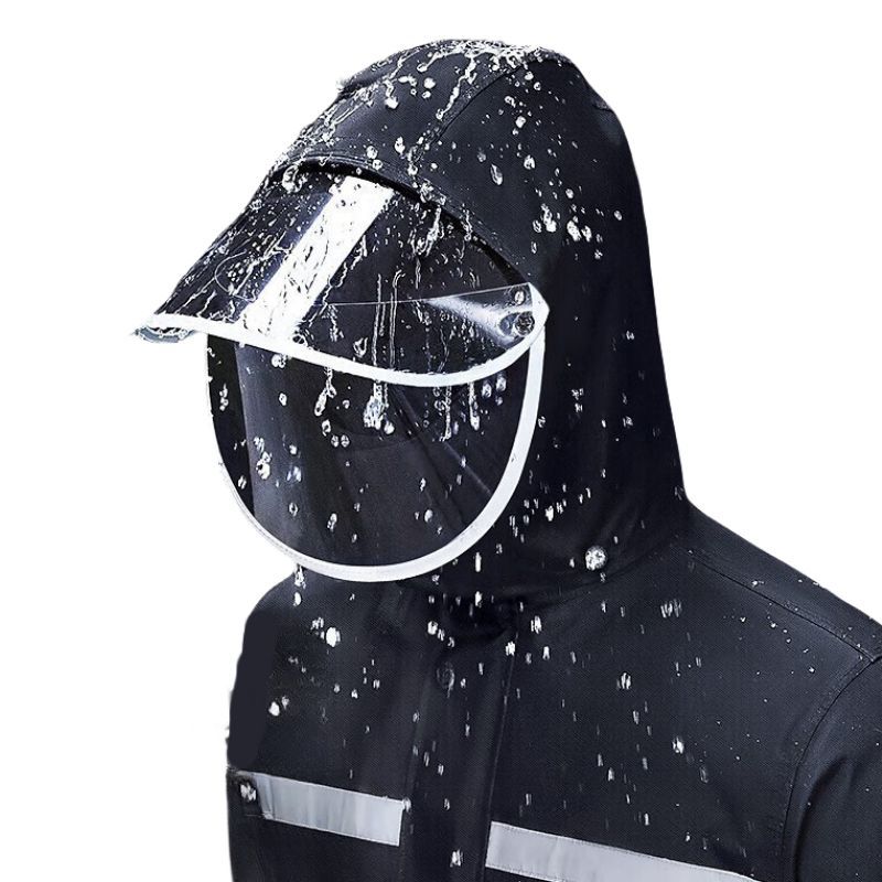 卡速登KSD-LT01连体式双层雨衣 黑色