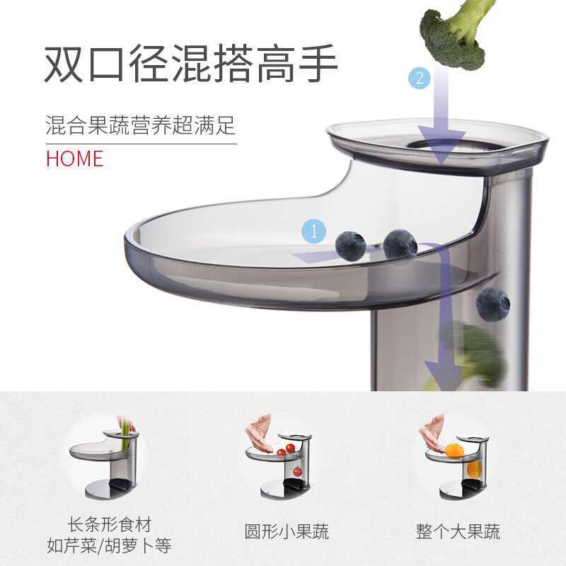 惠人(HUROM) 原汁机 HO-DWBI19 新款Home UU 低速研磨榨汁机 韩国原装进口