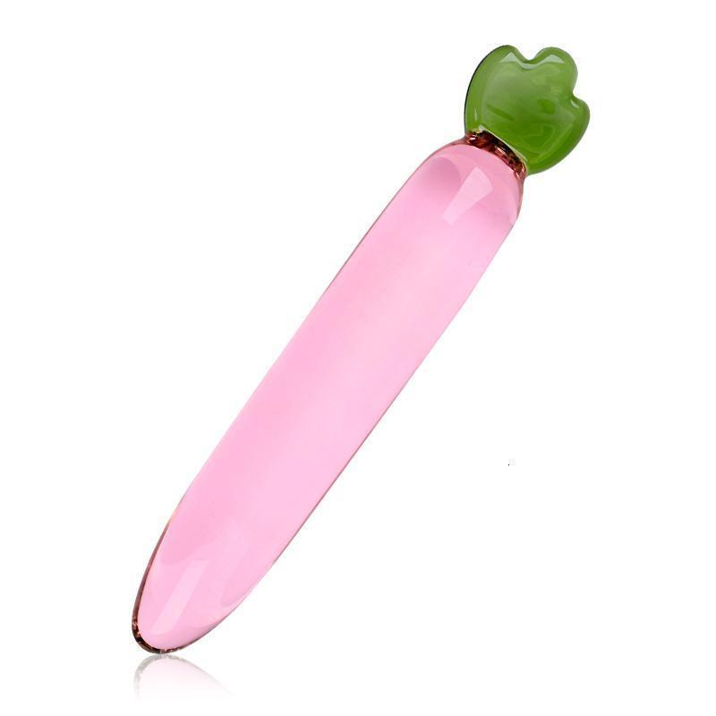 女用自慰器透明玻璃水晶棒加温仿真阳具高潮男用G点后庭肛塞拉珠