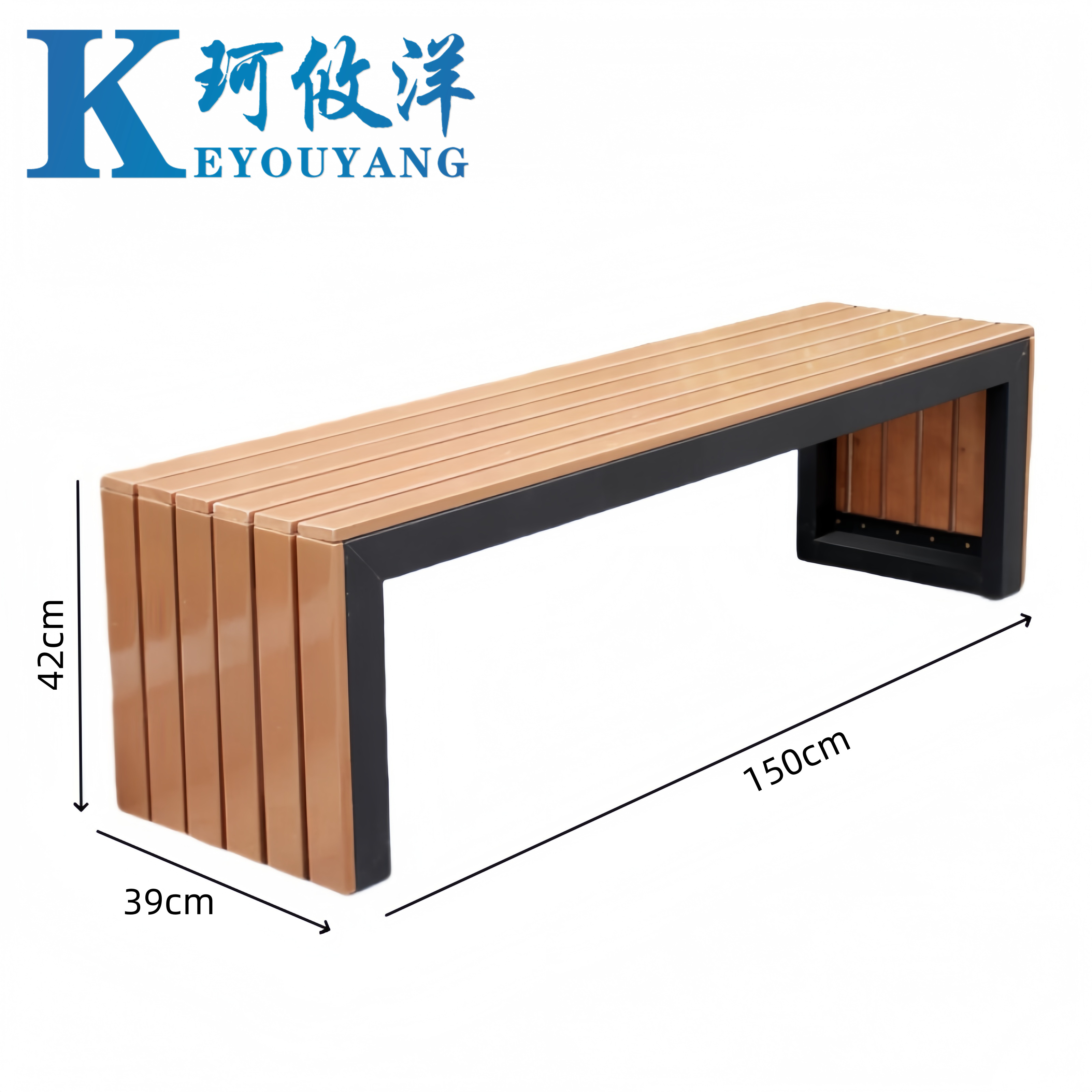 珂攸洋户外长凳 1.5m 张高清大图