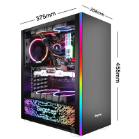 LGJ i7 10700F/10700K /RTX3070 8G显卡16G/32G内存500 M.2 NVMe协议固态盘DIY组装机台式电脑吃戏游戏主机电组装机