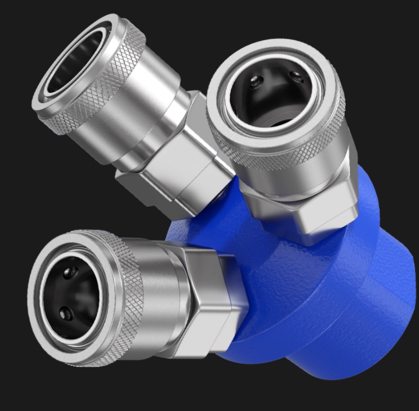 安创者 气管自锁三通 螺纹Ø15高清大图