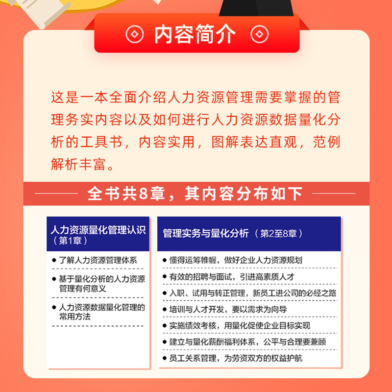 [正版]人力资源管理实务与量化分析实战案例版人力资源行政管理书籍人事管理培训师书 绩效考核与薪酬管理金字塔原理职场面试高清大图