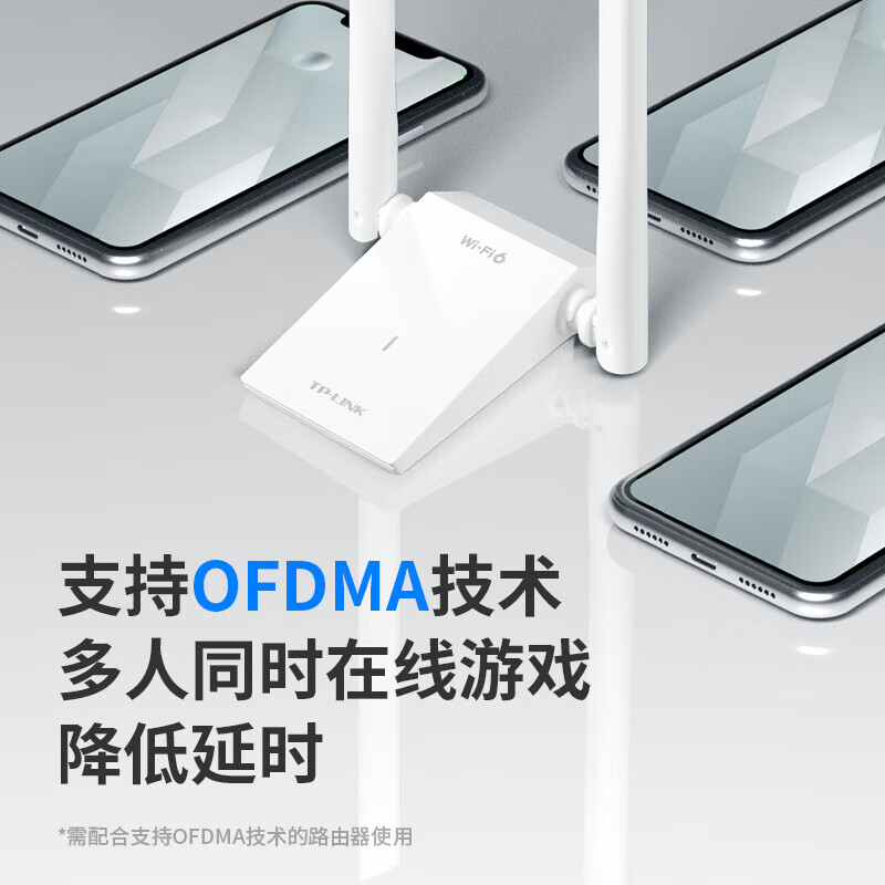 普联(TP-LINK)XDN9000H免驱版AX3000M外置双天线双频USB无线上网卡台式机笔记本wifi接收器放大器高清大图
