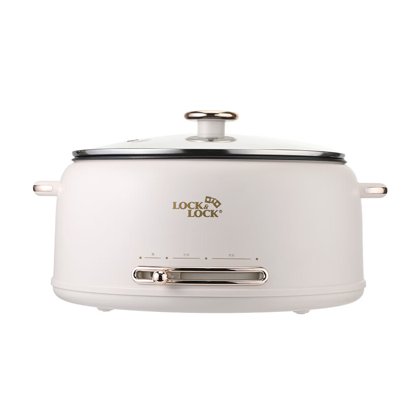 乐扣/小家电电火锅白色2000W高清大图