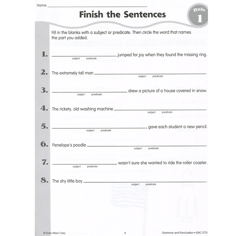 [正版]Evan-Moor Grammar & Punctuation Grade 3 语法与标点练习册 三年级 美国高清大图