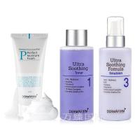 Dermafirm[正品授权]德妃水乳洗面奶护肤套装修复舒缓补水保湿(水200ml+乳200ml+洗面奶150ml)