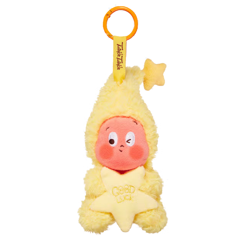 泡泡玛特(POP MART)我们都是星星人毛绒挂件 生日礼物送女生520高清大图