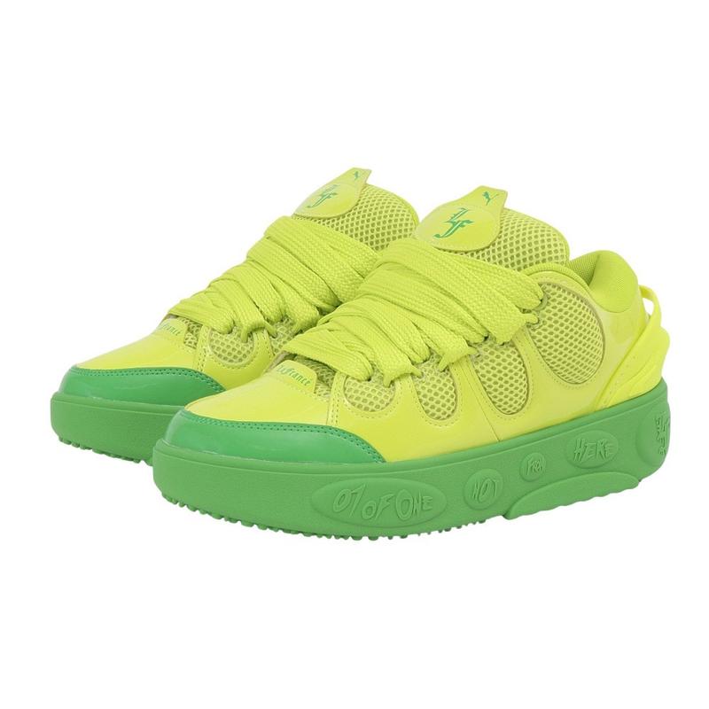 彪马(Puma)篮球鞋男款轻质缓震休闲运动潮流低帮帆布LA FRANCE系高清大图