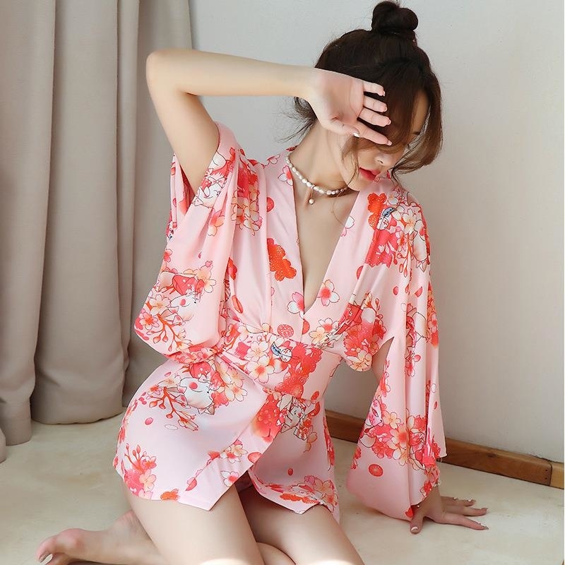 长夜漫漫新款日式和服诱惑性感情趣内衣可爱俏皮角色扮演代发1217nv高清大图
