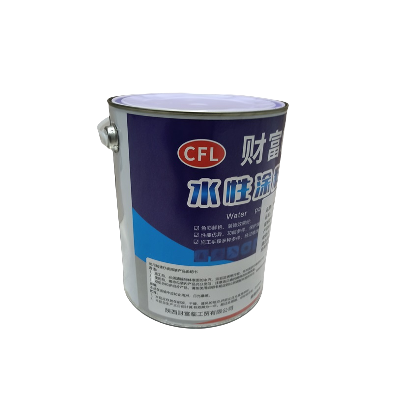 财富临 醇酸调和漆 3kg/桶 棕色 桶高清大图