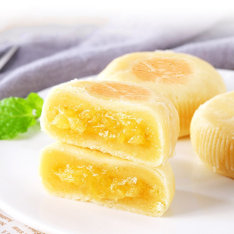 领卷300200味滋源芒果饼500g整箱水果饼网红糕点点心芒果零食休闲传统