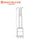 SHEFFIELD/钢盾 12.5MM系列加长花型旋具套筒 S015260 T60×100mm 1支