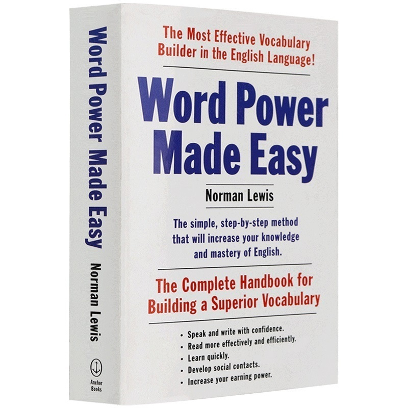 柯林斯高阶英英词典 [正版] 单词的力量 英文版进口 Word Power Made Easy 英文原版 英语词汇书籍学