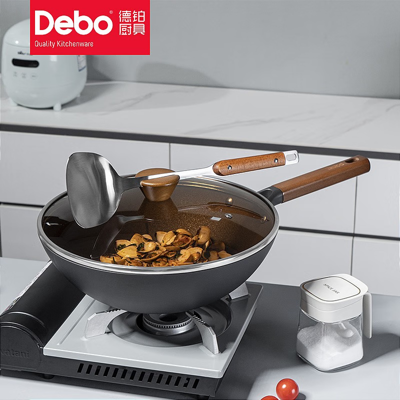 德铂(Debo) 诺曼德铁锅32cm 有钛无涂层 导热均匀 DEP-885高清大图
